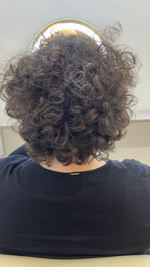 Antes — Corte que dá forma
