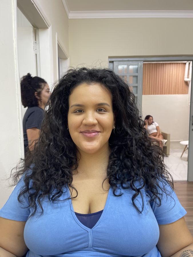 Antes — Cachos com forma